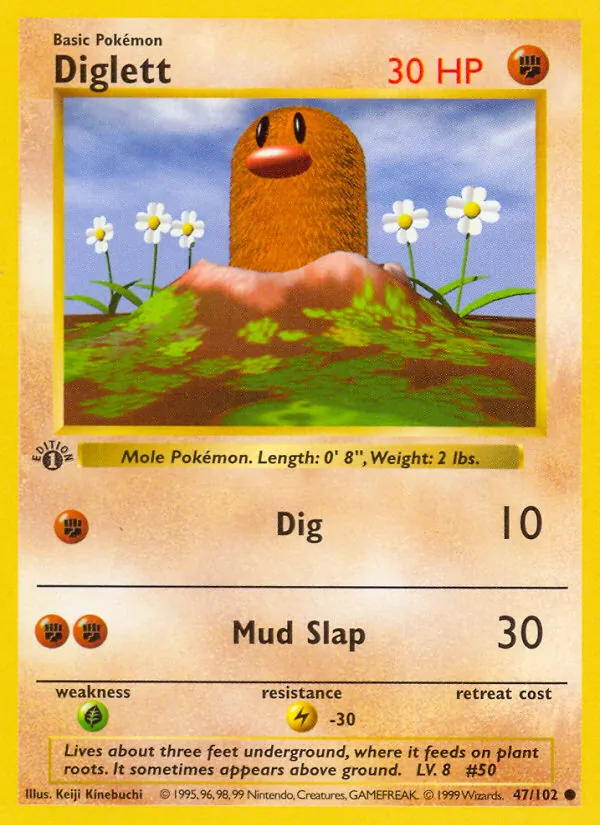 Diglett — Coleção Básica 47