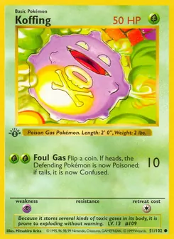 Koffing — Coleção Básica 51