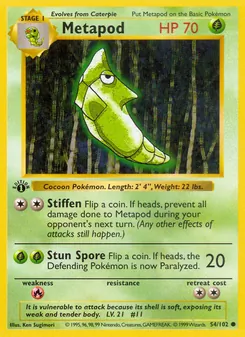 Metapod — Coleção Básica 54