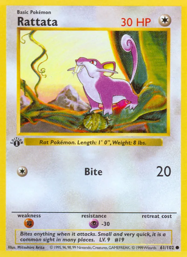Rattata — Coleção Básica 61