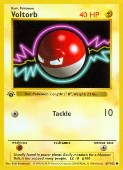 Voltorb — Coleção Básica 67