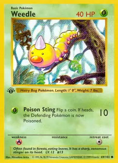 Weedle — Coleção Básica 69