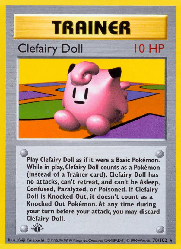 Clefairy Doll — Coleção Básica 70