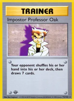 Impostor Professor Oak — Coleção Básica 73