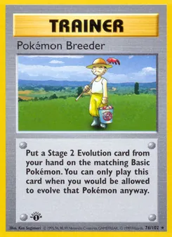 Pokémon Breeder — Coleção Básica 76