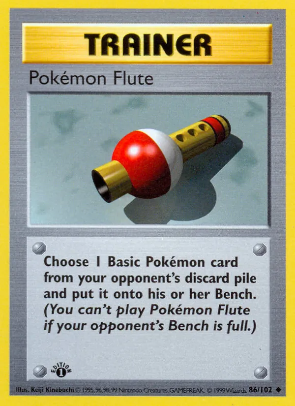 Pokémon Flute — Coleção Básica 86