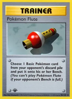 Pokémon Flute — Coleção Básica 86