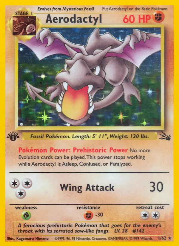 Aerodactyl — Fóssil 1