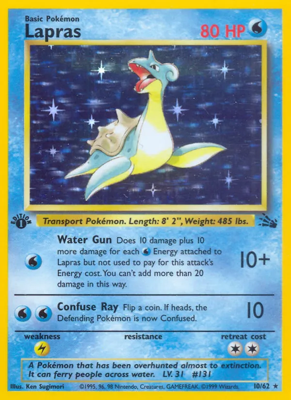 Lapras — Fóssil 10