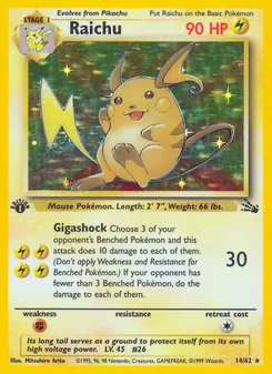Raichu — Fóssil 14