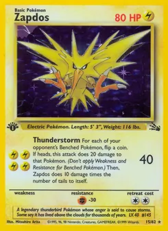 Zapdos — Fóssil 15