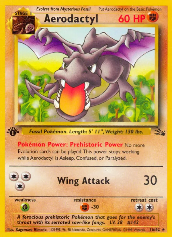 Aerodactyl — Fóssil 16