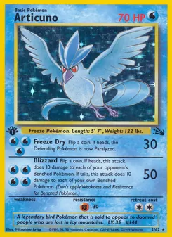 Articuno — Fóssil 2