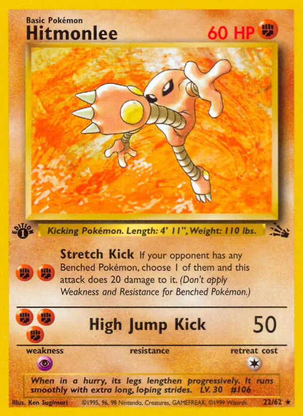 Hitmonlee — Fóssil 22