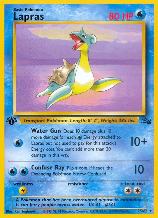 Lapras — Fóssil 25