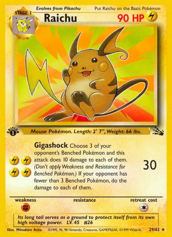 Raichu — Fóssil 29
