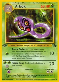 Arbok — Fóssil 31