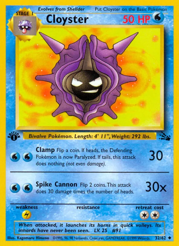 Cloyster — Fóssil 32
