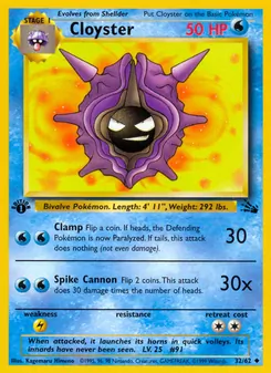Cloyster — Fóssil 32
