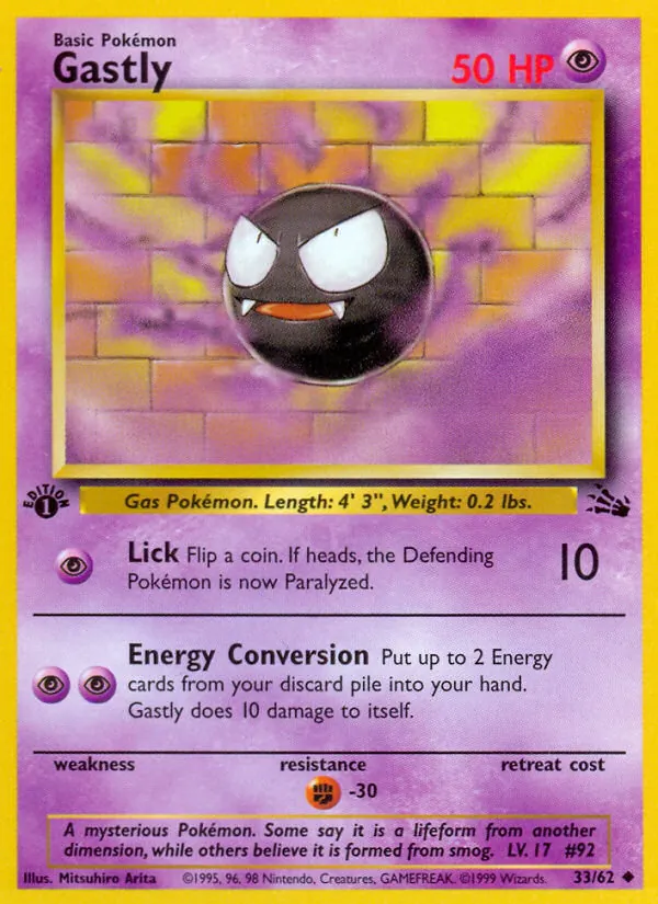 Gastly — Fóssil 33