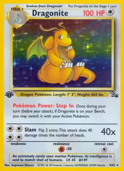 Dragonite — Fóssil 4