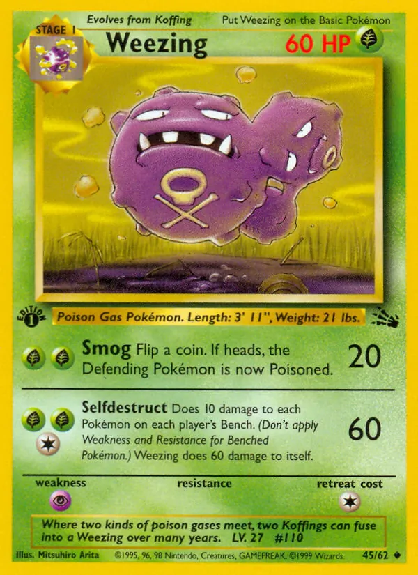Weezing — Fóssil 45