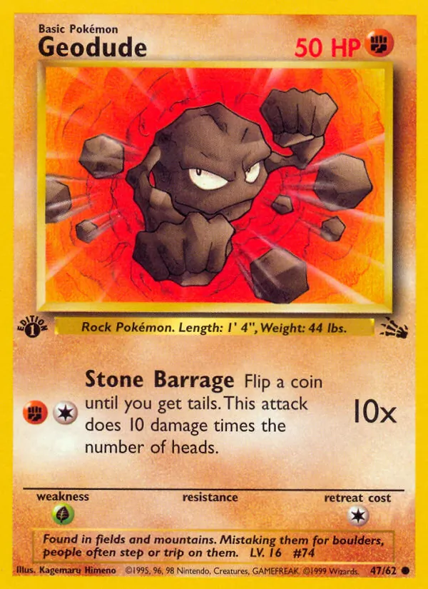 Geodude — Fóssil 47