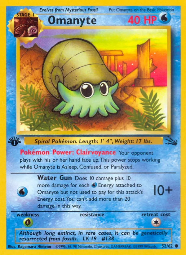 Omanyte — Fóssil 52