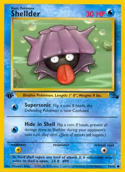 Shellder — Fóssil 54