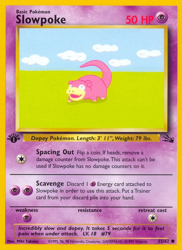 Slowpoke — Fóssil 55