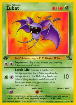 Zubat — Fóssil 57