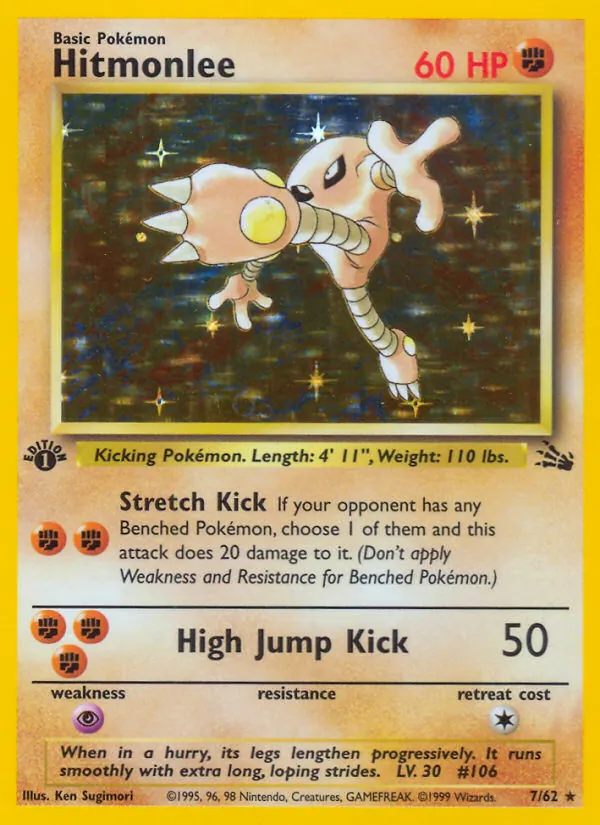 Hitmonlee — Fóssil 7