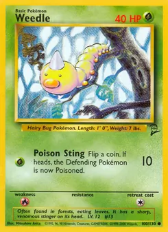 Weedle — Base Set 2 100