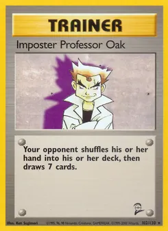 Impostor Professor Oak — Base Set 2 102
