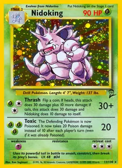 Nidoking — Base Set 2 11