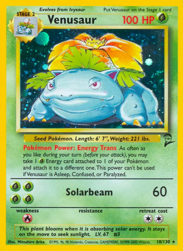 Venusaur — Base Set 2 18