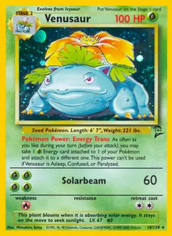 Venusaur — Base Set 2 18