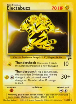 Electabuzz — Base Set 2 24