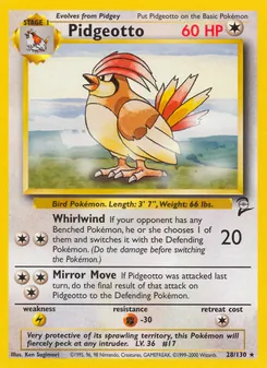 Pidgeotto — Base Set 2 28