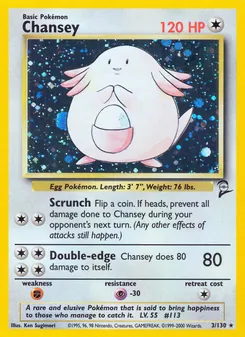 Chansey — Base Set 2 3