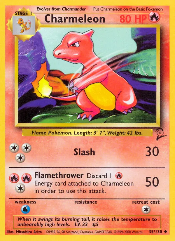 Charmeleon — Base Set 2 35