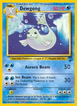 Dewgong — Base Set 2 36