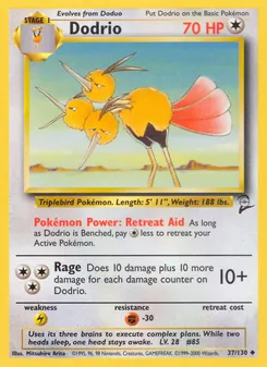 Dodrio — Base Set 2 37