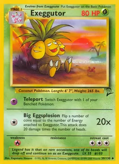 Exeggutor — Base Set 2 39