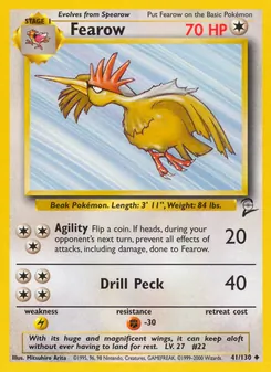 Fearow — Base Set 2 41