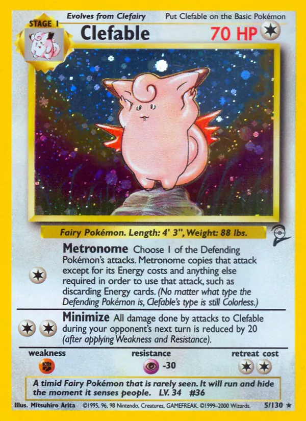 Clefable — Base Set 2 5