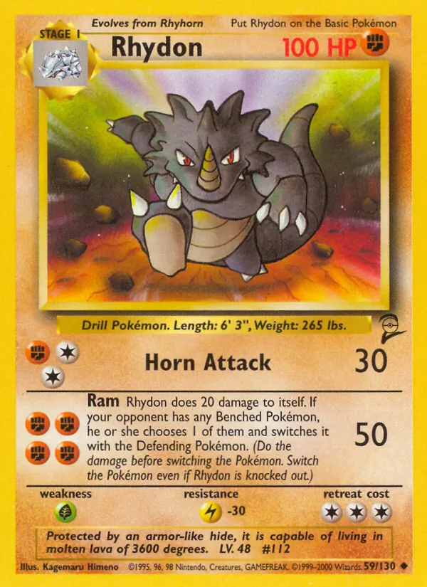Rhydon — Base Set 2 59