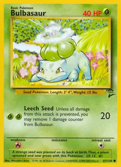 Bulbasaur — Base Set 2 67