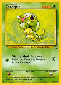 Caterpie — Base Set 2 68