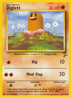 Diglett — Base Set 2 71